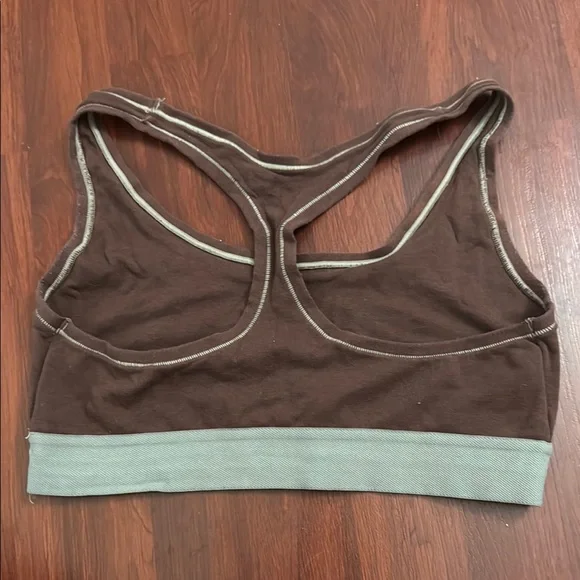 Brown and Gray Women's skims racer back Bra - Picture 2 of 2